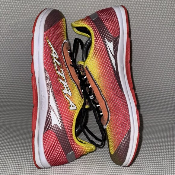 Altra 3 SUM Zero Drop Running Training Triathlon Red Orange Yellow Shoes Men 13 - Picture 5 of 8